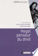 Hegel penseur du droit