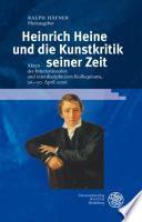 Heinrich Heine und die Kunstkritik seiner Zeit