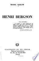 Henri Bergson. - Paris: Ed. universit. (1966). 127 S. 8°