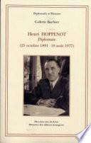 Henri Hoppenot (25 octobre 1891-10 août 1977)