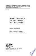 Henry Thornton, un précurseur de J.M. Keynes