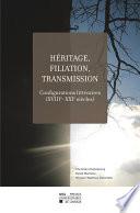 Héritage, filiation, transmission