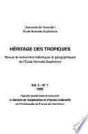 Héritages des tropiques