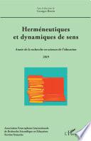 Herméneutiques et dynamiques de sens
