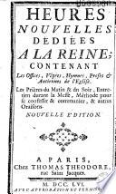 Heures nouvelles dédiées à la Reine... (Par A*** M***)