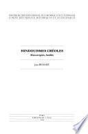 Hindouismes créoles