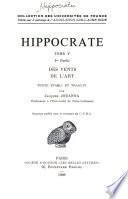 Hippocrate: ptie 1. Des vents. De l'art