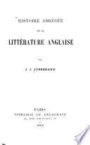 Histoire abrégée de la littérature anglaise