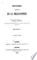 Histoire abrégée de la philosophie
