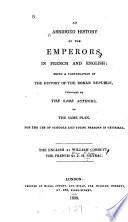 Histoire abrégée des empereurs, en anglais et en français