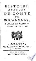 Histoire abrégée du Comté de Bourgogne