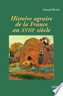 Histoire agraire de la France au XVIIIe siècle
