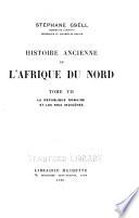 Histoire ancienne de lÁfrique du nord