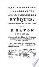 Histoire chronologique des évêques et du chapitre exemt de l'église cathédrale de S. Bavon à Gand; suivie d'un recueil des épitaphes modernes et anciennes de cette église