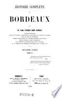 Histoire complète de Bordeaux