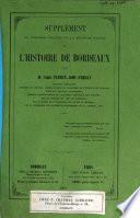 Histoire complète de Bordeaux