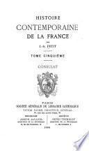 Histoire contemporaine de la France: Consulat