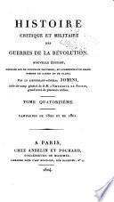 Histoire critique et militaire des guerres de la Révolution