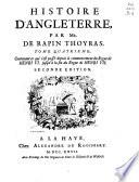 Histoire d'Angleterre,