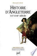Histoire d'Angleterre, XVIe-XVIIIe siècle