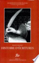 Histoire d'écritures