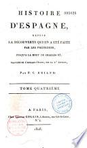 Histoire d'Espagne depuis la découverte qui en a été faite par les Phéniciens, jusqu'à la mort de Charles III