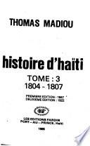 Histoire d'Haïti: 1804-1807