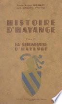 Histoire d'Hayange (1)