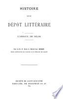 Histoire d'un dépôt littéraire