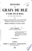 Histoire d'un grain de blé et d'une tête de bétail; du prix des céréales, etc