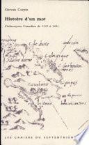 Histoire d'un mot