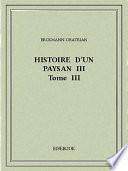 Histoire d'un paysan III