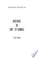 Histoire de Cap St-Ignace : 1672-1970