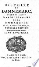 Histoire de Dannemarc, avant et depuis l'établissement de la monarchie