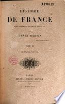 Histoire de France depuis les temps les plus reculés jusqu'en 1789