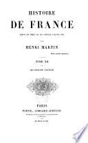 Histoire de France, depuis les temps les plus reculés jusqu'en 1789