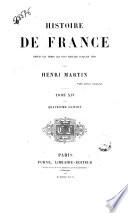 Histoire de France depuis les temps les plus recules jusqu'en 1789 par Henri Martin