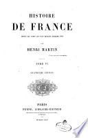 Histoire de France depuis les temps les plus réculés jusqu'en1789