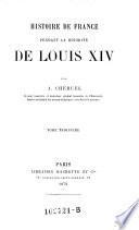 Histoire de France pendant la minorite de Louis XIV.