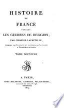 Histoire de France pendant les guerres de religion