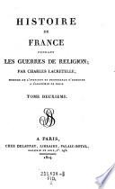 Histoire de France pendant les guerres de religion