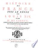 HISTOIRE DE FRANCE, SOUS LE RÈGNE DE LOUÏS XIV.