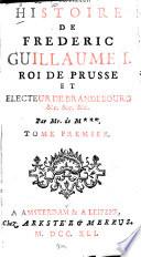 Histoire de Frederic Guillaume I