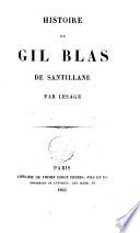 Histoire de Gil Blas De Santillane