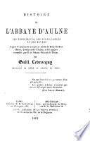 Histoire de l'abbaye d'Aulne