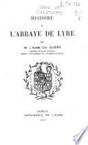 Histoire de l'abbaye de Lyre
