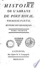Histoire de l'Abbaye de Port-Royal