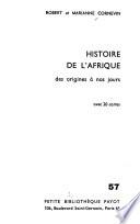 Histoire de l'Afrique des origines à nos jours