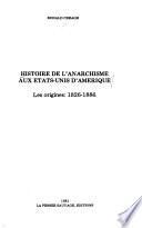 Histoire de l'anarchisme aux Etats-Unis d'Amérique