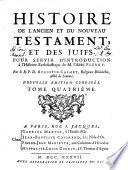 Histoire De L'Ancien Et Du Nouveau Testament, Et Des Juifs